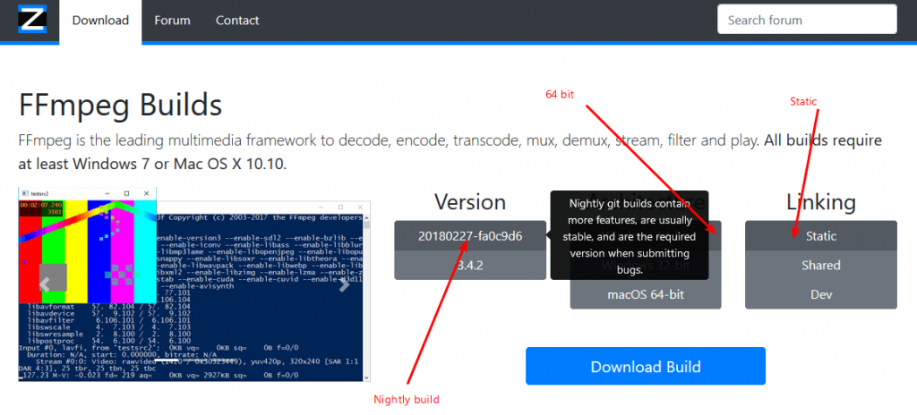 what is ffmpeg win64 static what is ffmpeg win64 static